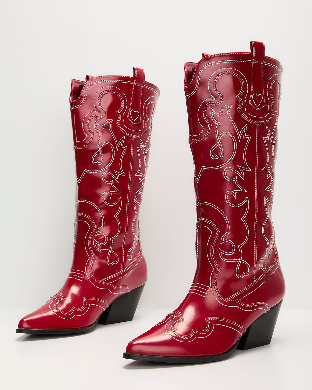 Festival Funk Stitched Western Boots-Vogue Logic