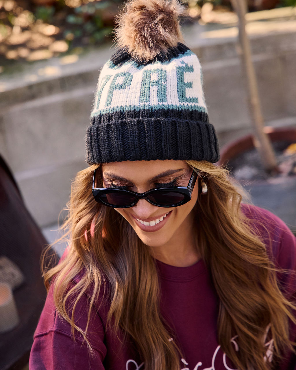 To The Slopes Apres Ski Beanie-Vogue Logic