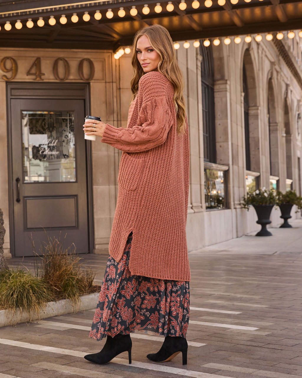 Ludlow Cable Knit Duster Cardigan-Vogue Logic