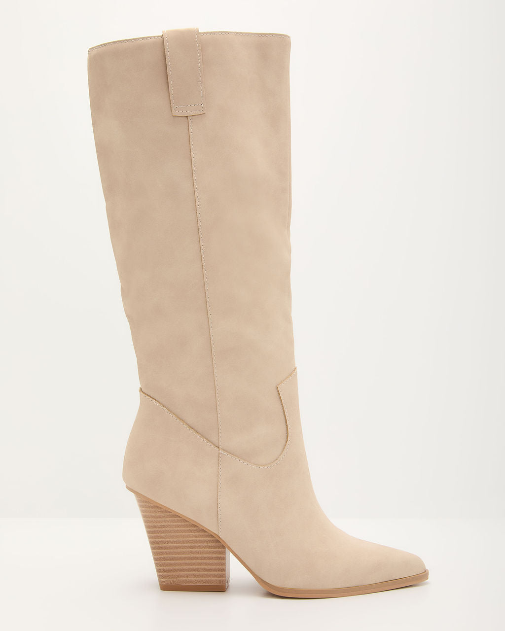 Kizuna Faux Leather Knee High Boots-Vogue Logic