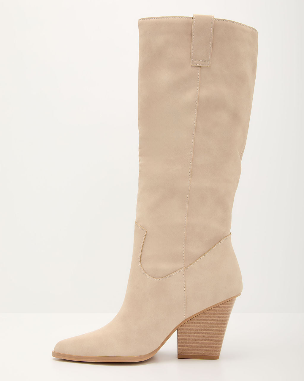 Kizuna Faux Leather Knee High Boots-Vogue Logic