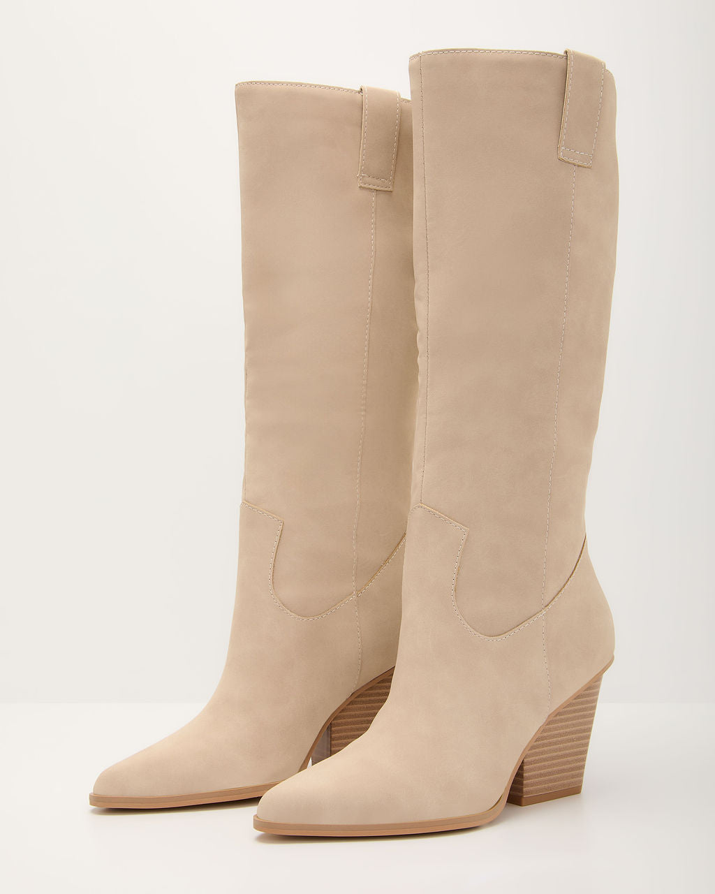Kizuna Faux Leather Knee High Boots-Vogue Logic