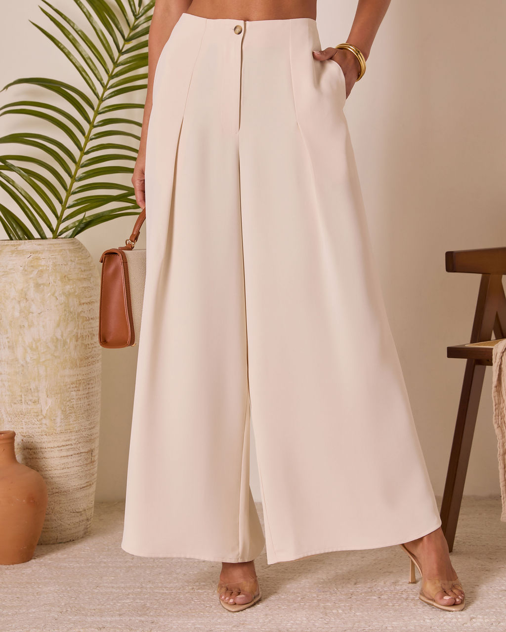 Clarissa High Rise Wide Leg Pants-Vogue Logic