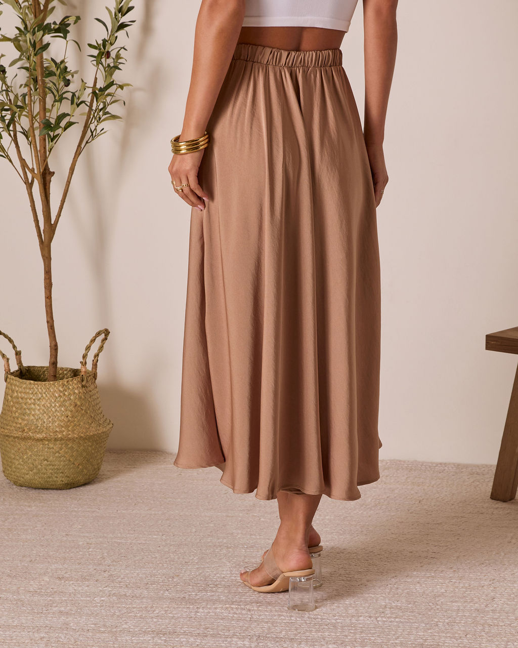 Taylie Midi Skirt-Vogue Logic