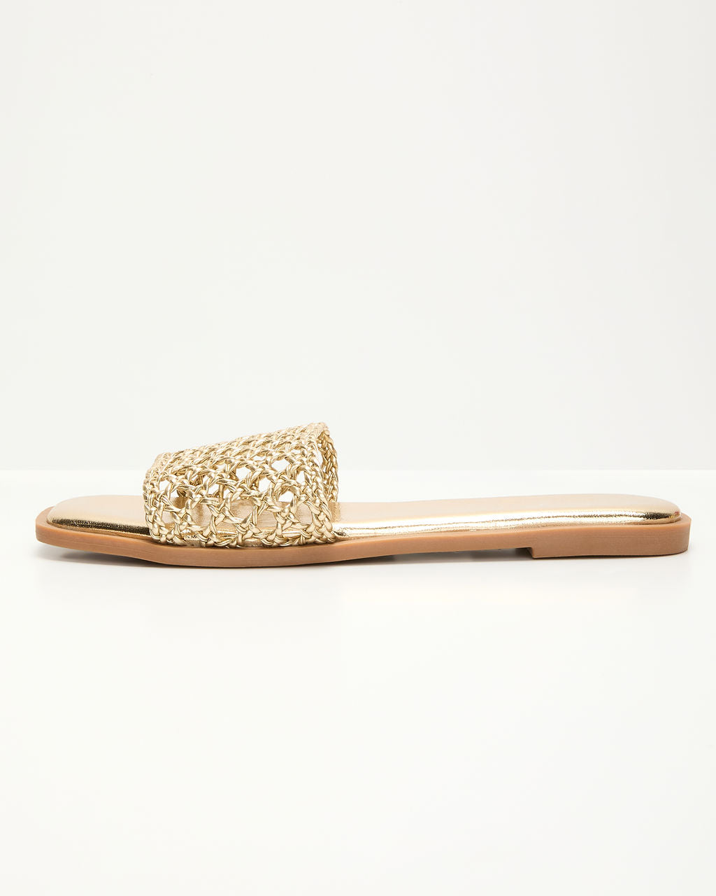 Warren Crochet Flat Sandals-Vogue Logic