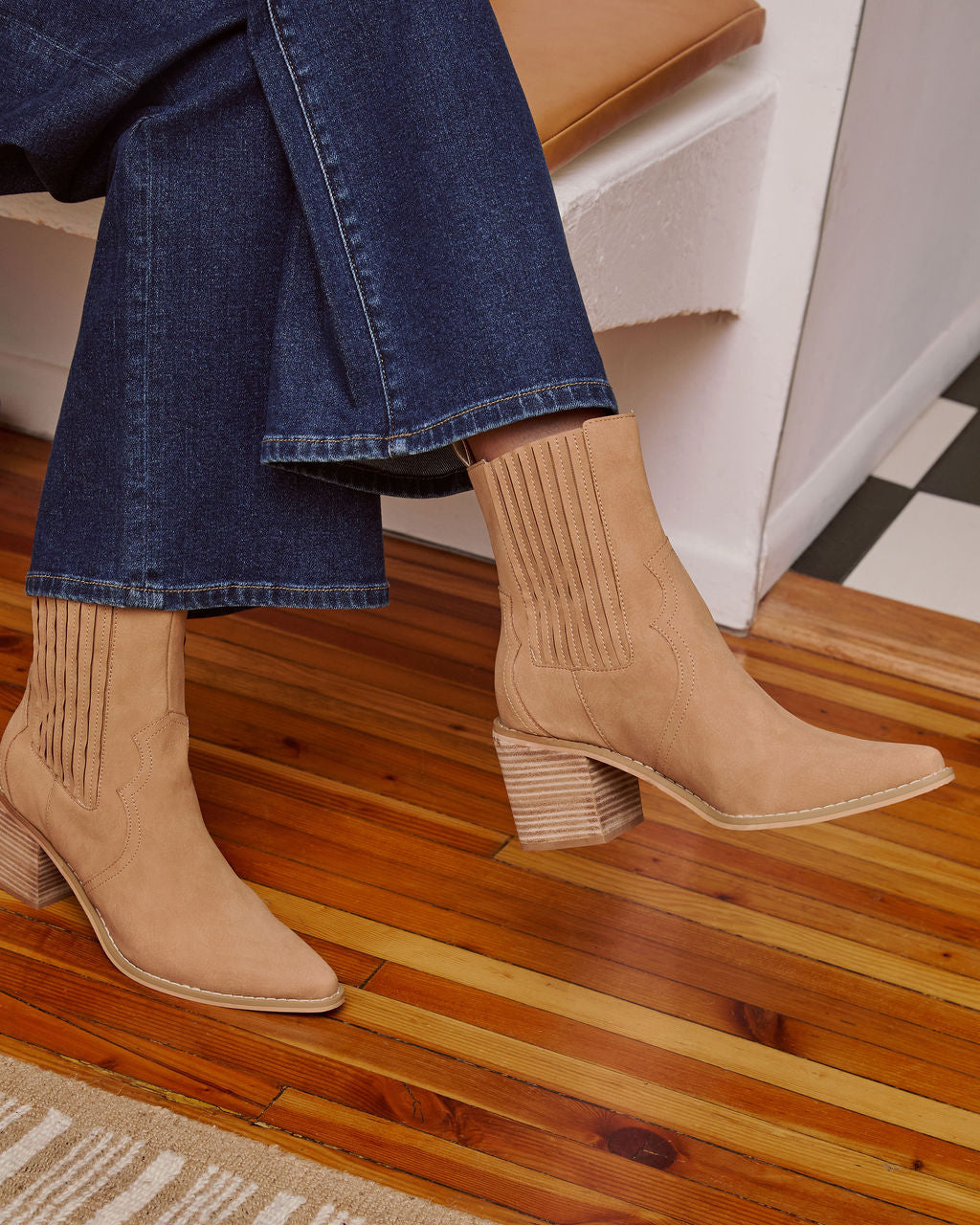 Cider Ridge Suede Booties-Vogue Logic