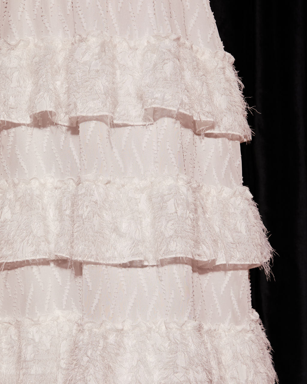 Chasing Sunlight Tiered Chiffon Maxi Dress-Vogue Logic