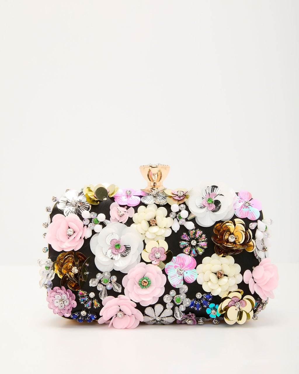 Like Wildflowers Floral Embroidered Clutch-Vogue Logic