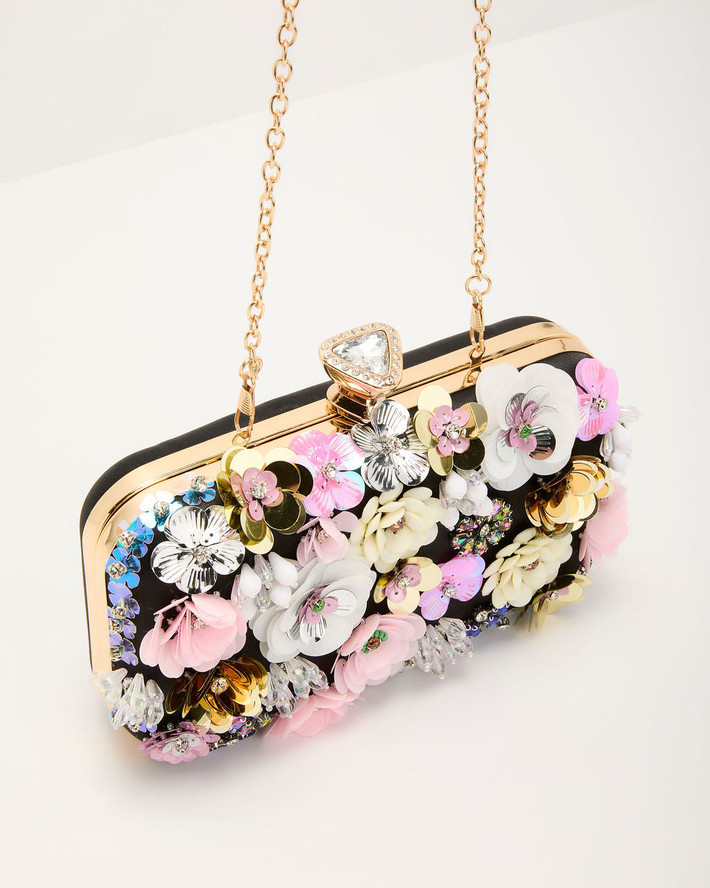 Like Wildflowers Floral Embroidered Clutch-Vogue Logic