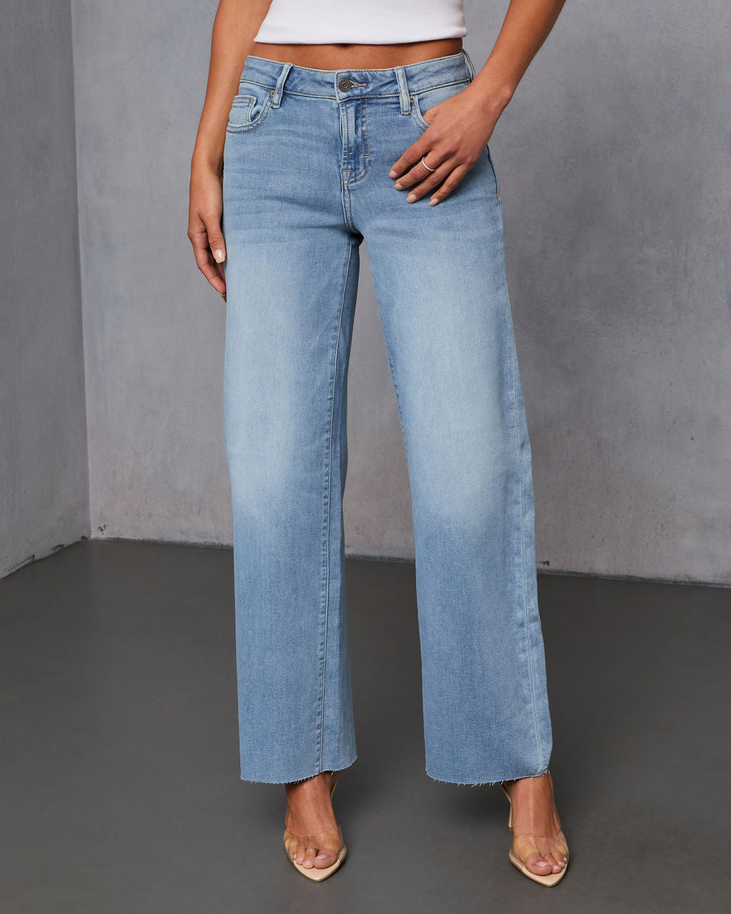 Becca Super Stretch Straight Leg Jeans-Vogue Logic