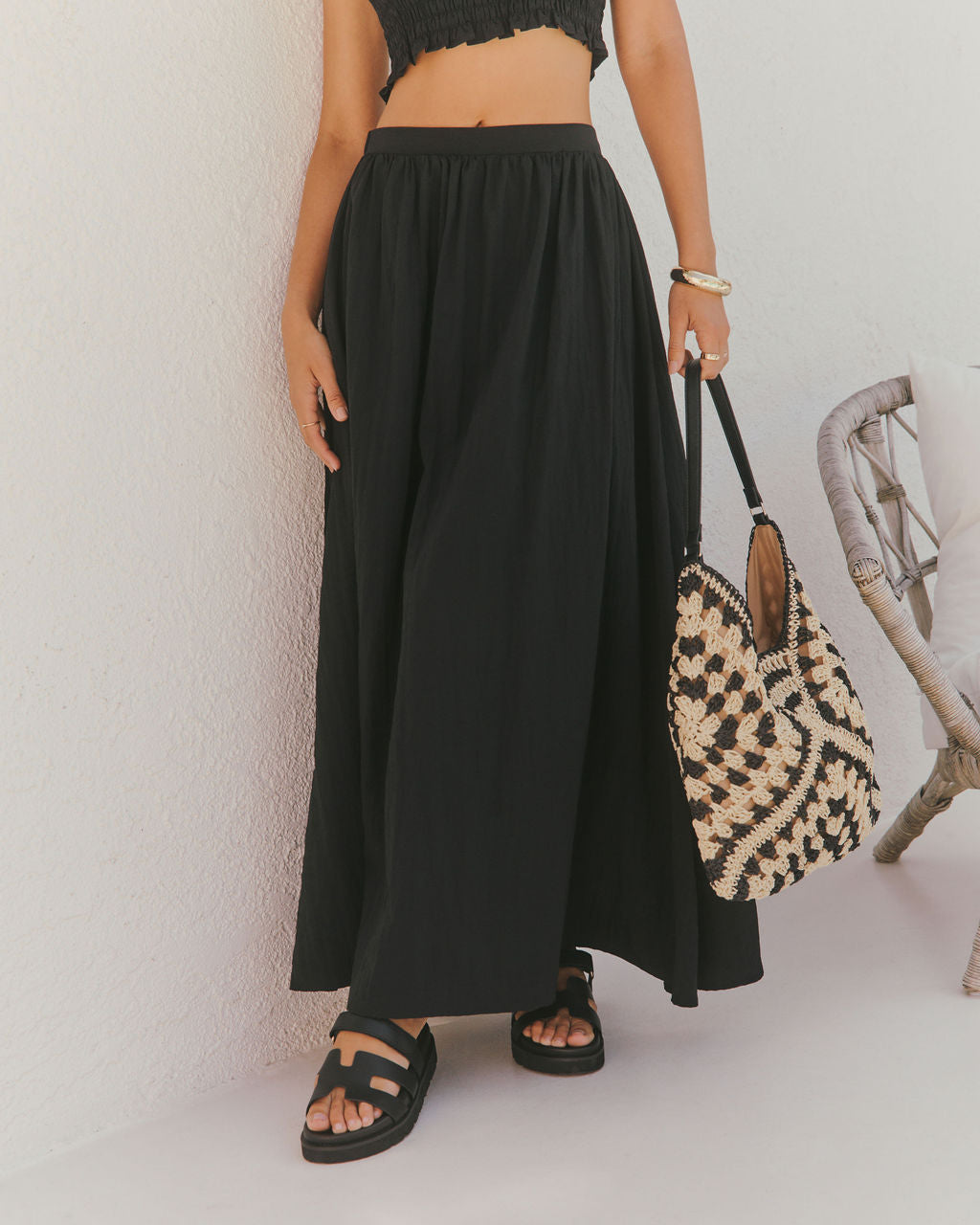Sunveil Ripstop Maxi Skirt-Vogue Logic