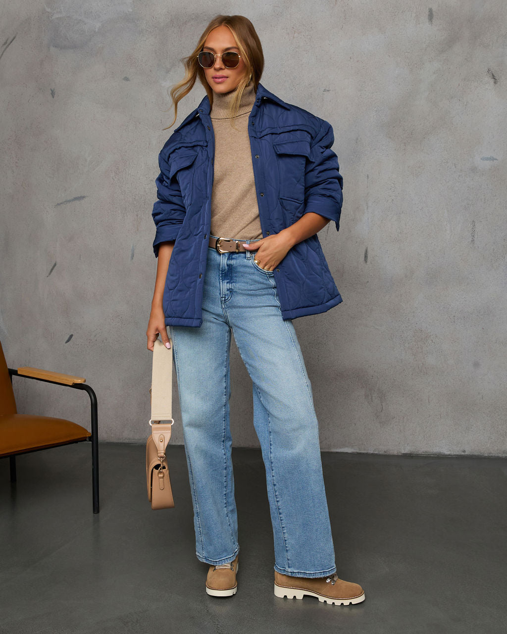 Chilly Morning Lightweight Quilted Jacket-Vogue Logic