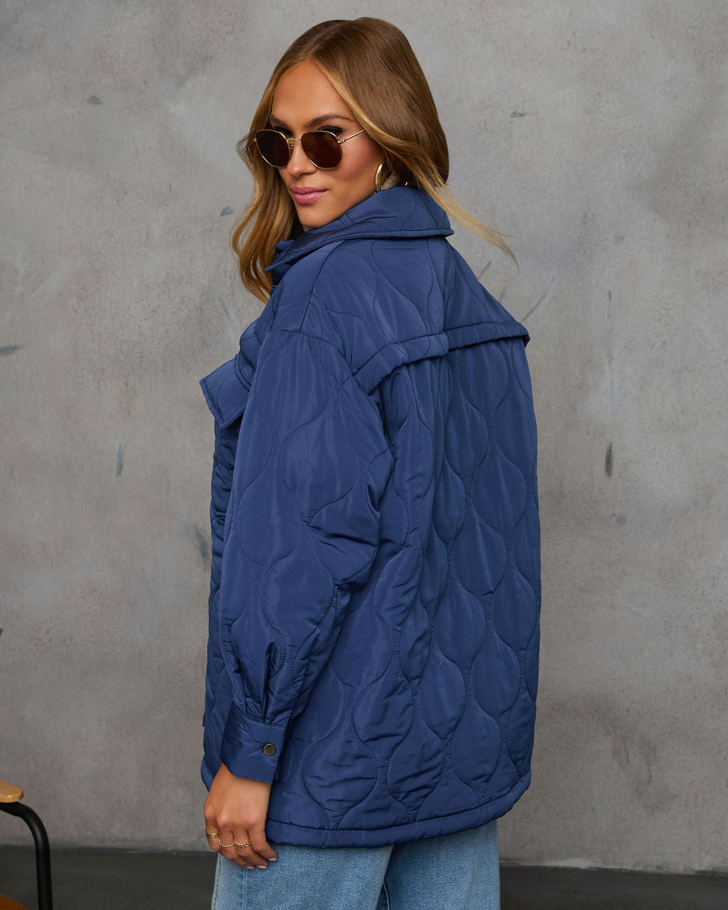 Chilly Morning Lightweight Quilted Jacket-Vogue Logic