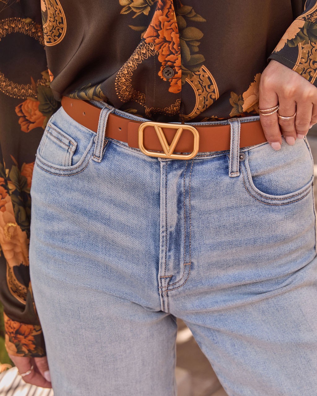 Shes Iconic Vogue Logic Logo Belt-Vogue Logic