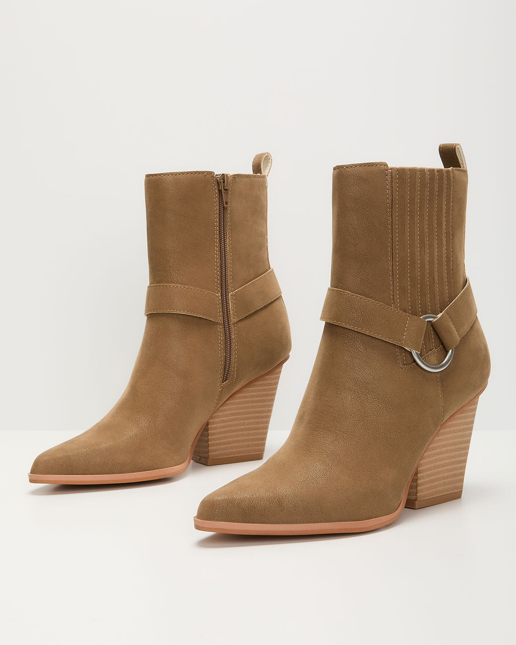Neptune Western Ankle Boots-Vogue Logic