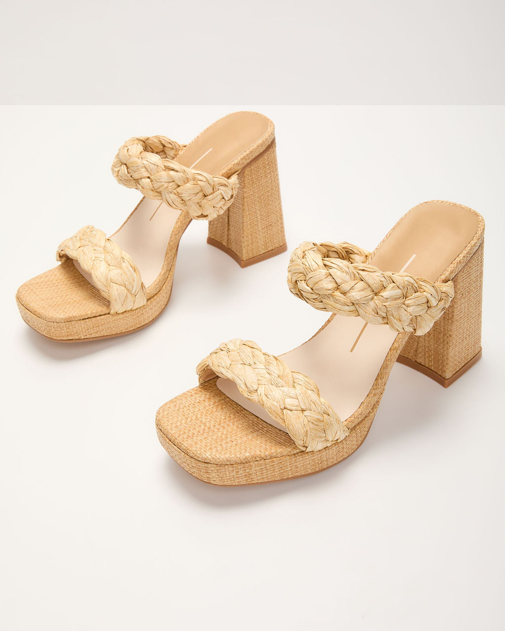 Anyah Braided Raffia Heel Sandals-Vogue Logic