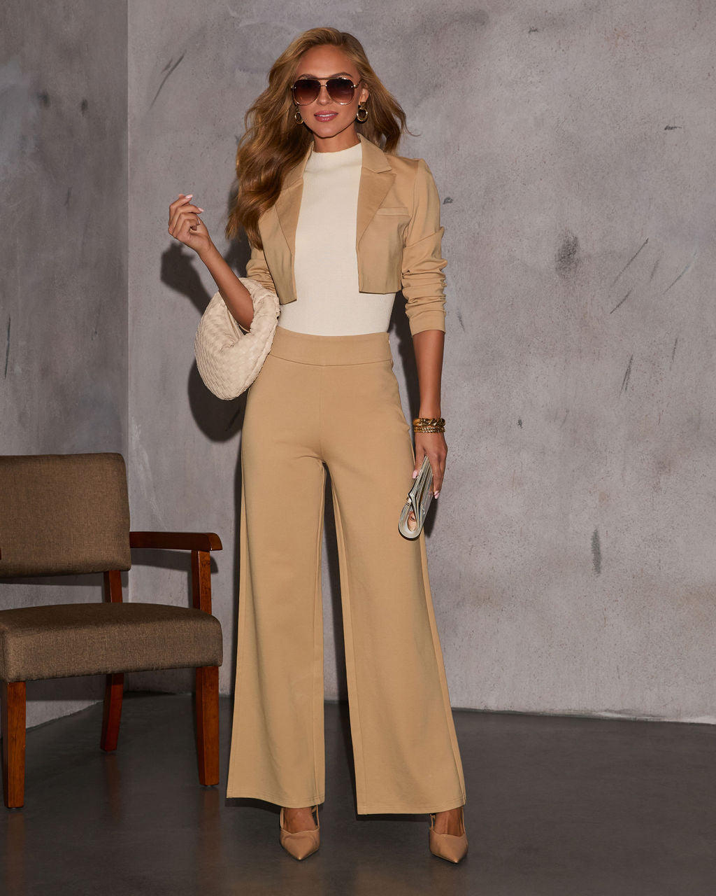 Always On Time Cropped Blazer-Vogue Logic