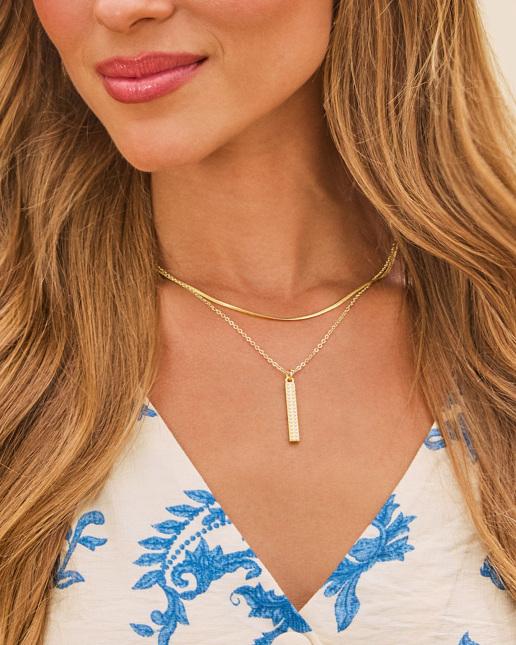 Light Catcher Layered Necklace-Vogue Logic