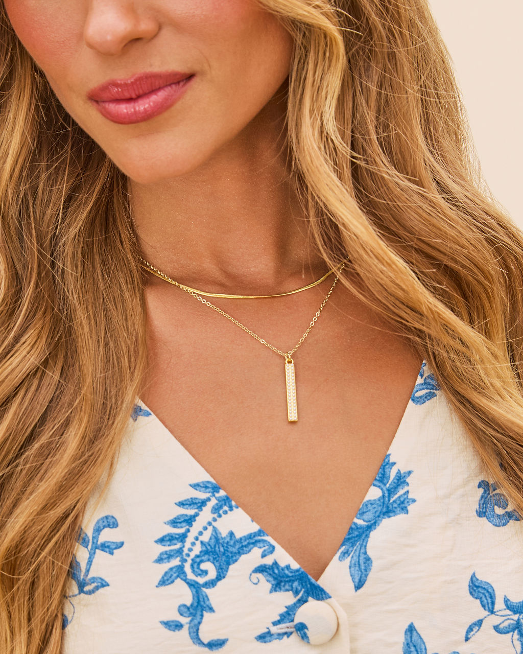 Light Catcher Layered Necklace-Vogue Logic