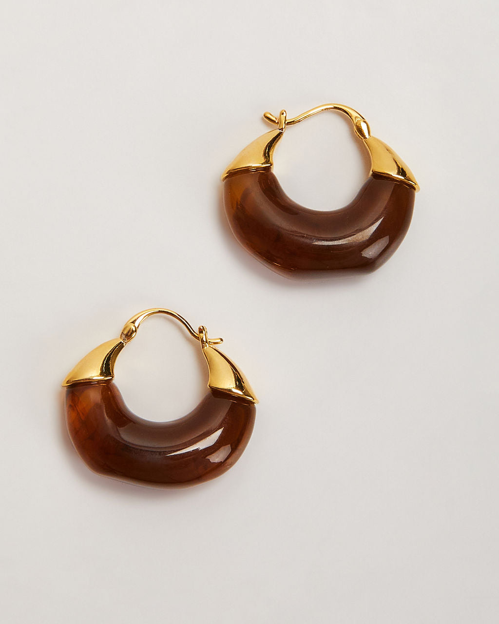 Lucite Hoop Earrings-Vogue Logic