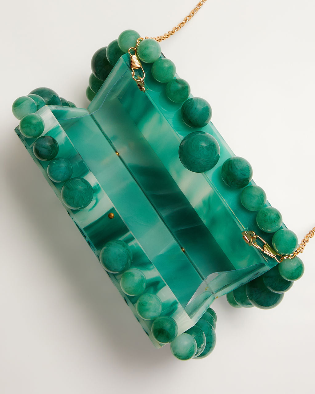 Cava Acrylic Hard Case Clutch-Vogue Logic