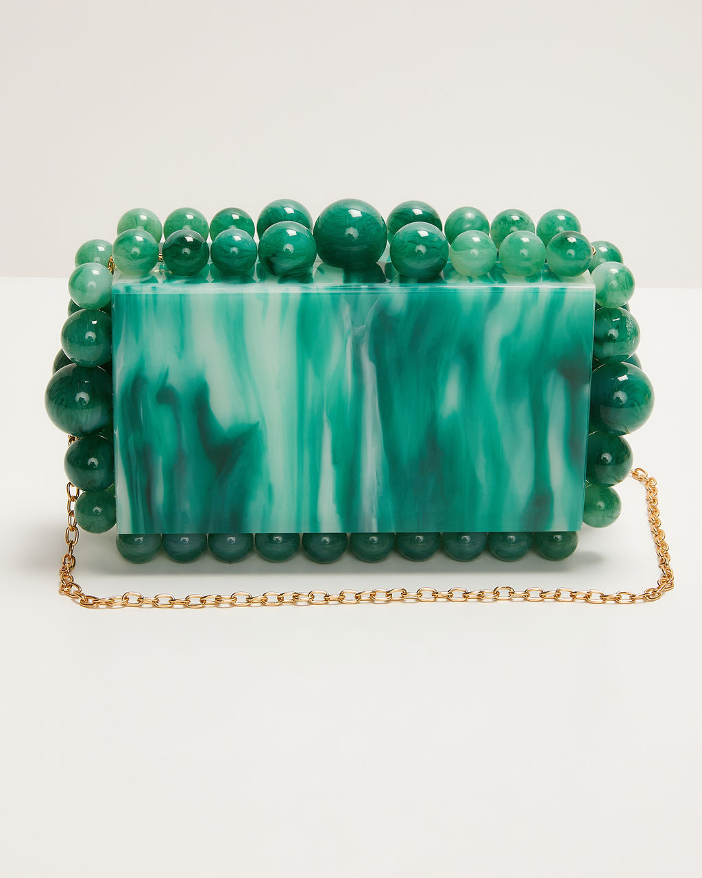 Cava Acrylic Hard Case Clutch-Vogue Logic