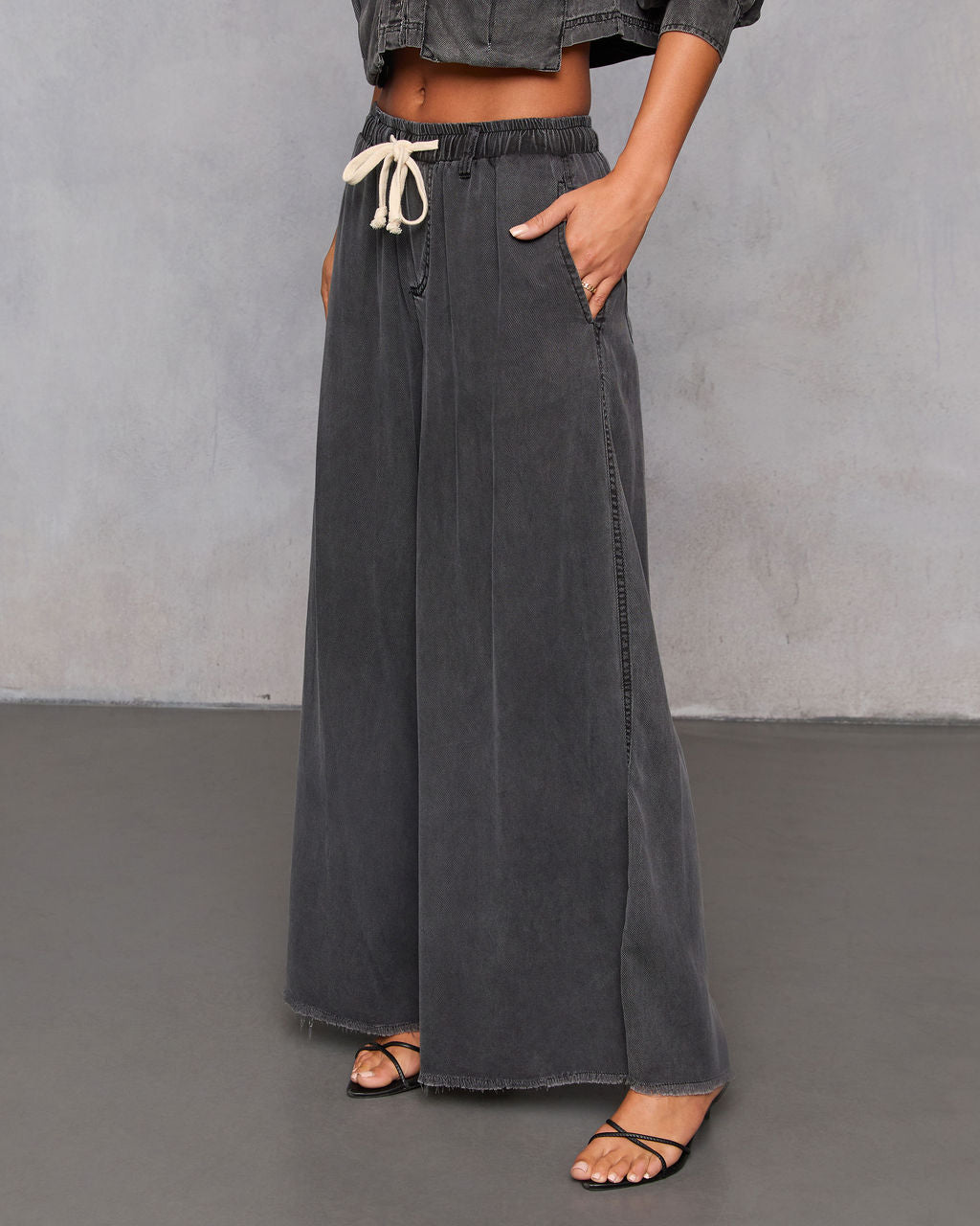 Easy Mode Drawstring Pants-Vogue Logic