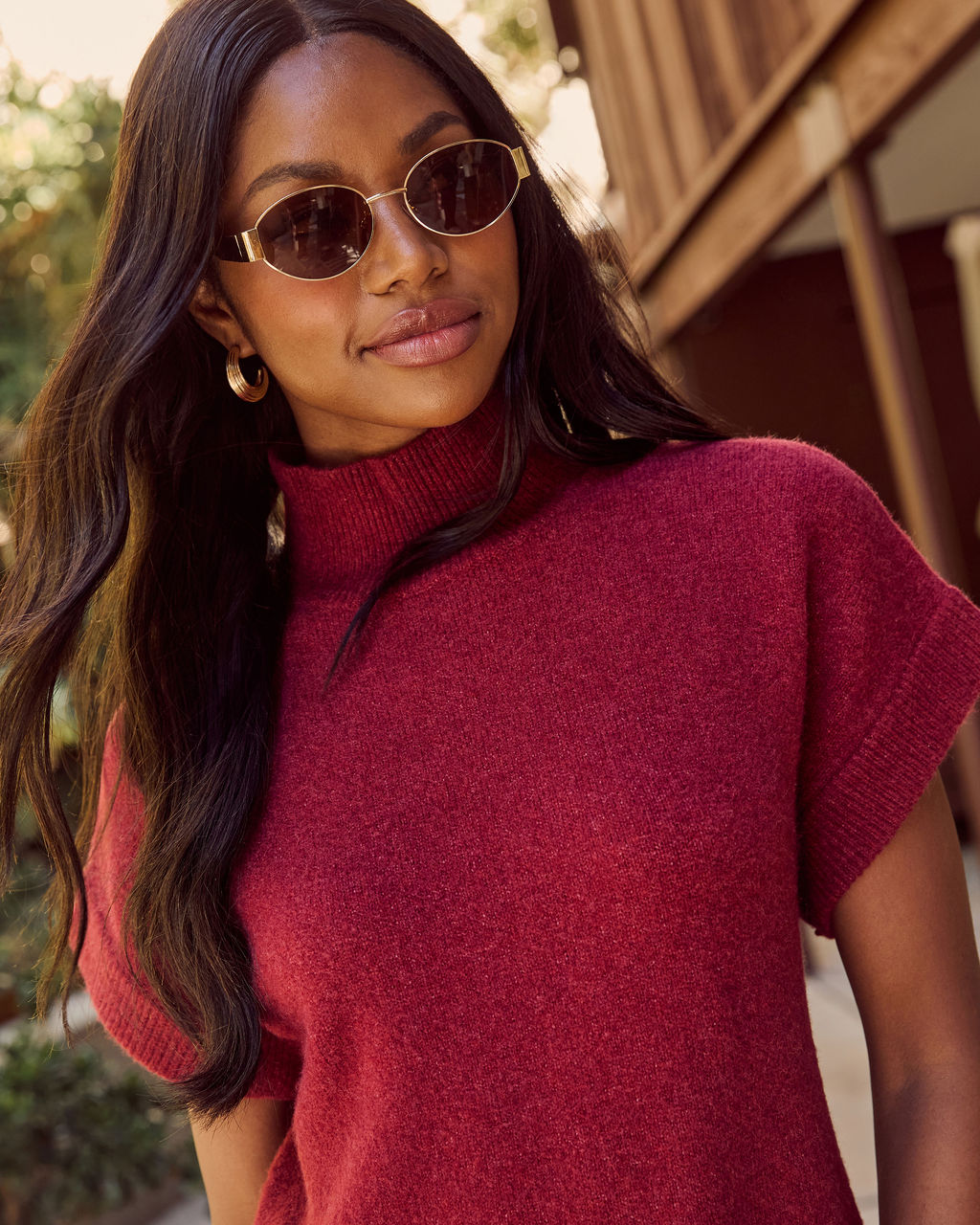 Roslie Shift Mini Sweater Dress-Vogue Logic