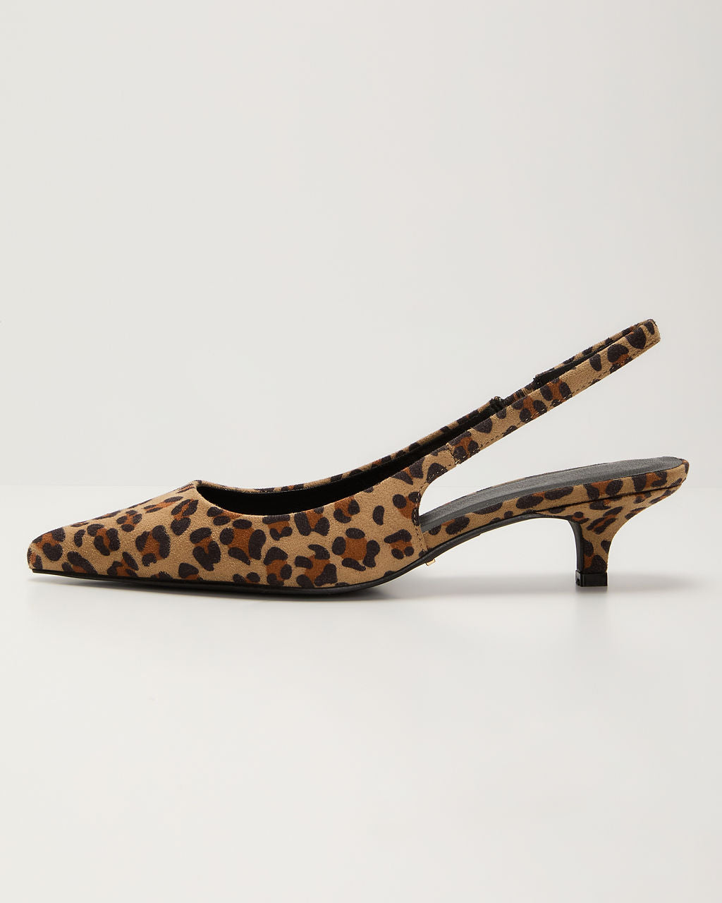 Chic Prowess Leopard Print Slingback Kitten Heels-Vogue Logic
