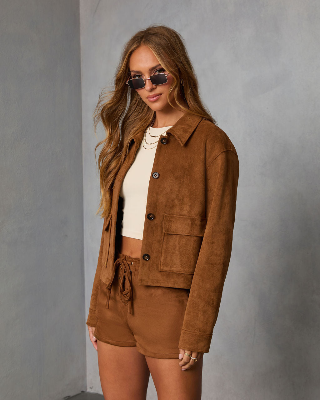 Autumn Muse Suede Jacket-Vogue Logic