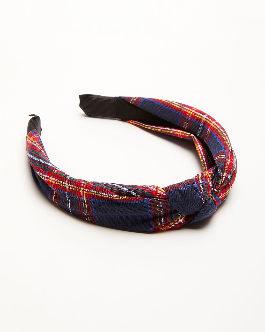 Traditions Plaid Twist Headband-Vogue Logic