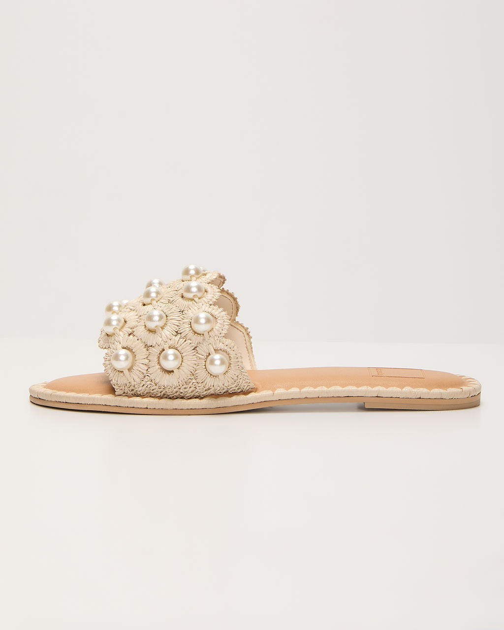 Marlene Pearl Embellished Sandals-Vogue Logic