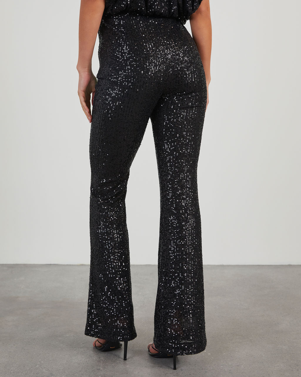 Diva Sequin Flare Pants-Vogue Logic