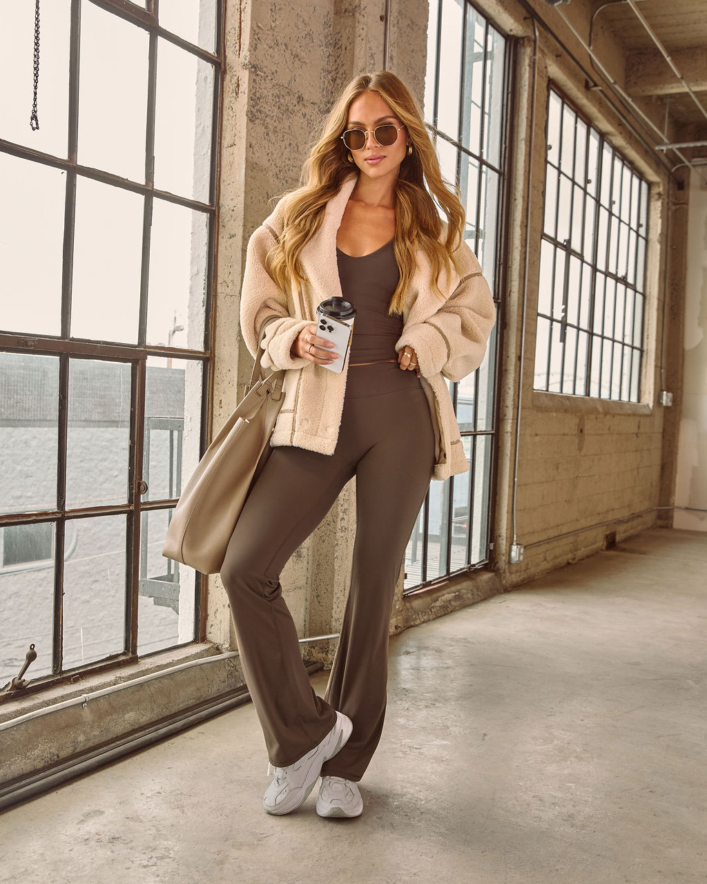 Game Changer Flared High Waist Leggings-Vogue Logic