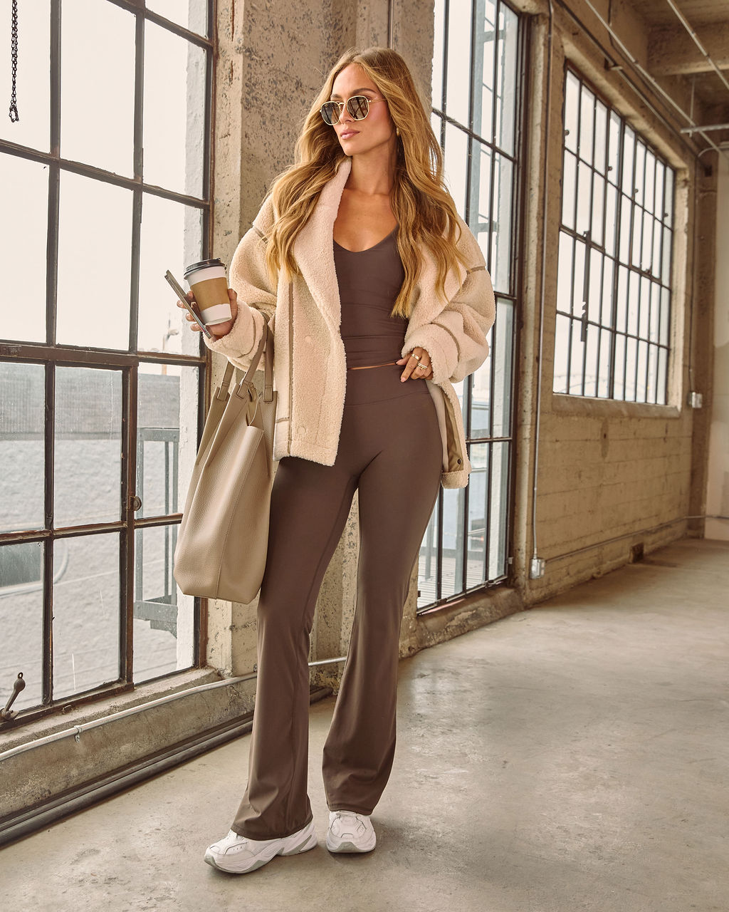 Game Changer Flared High Waist Leggings-Vogue Logic