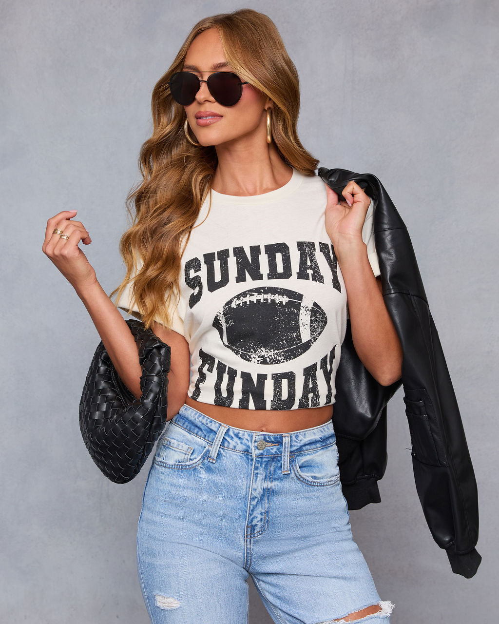 Sunday Funday Short Sleeve Graphic Tee-Vogue Logic