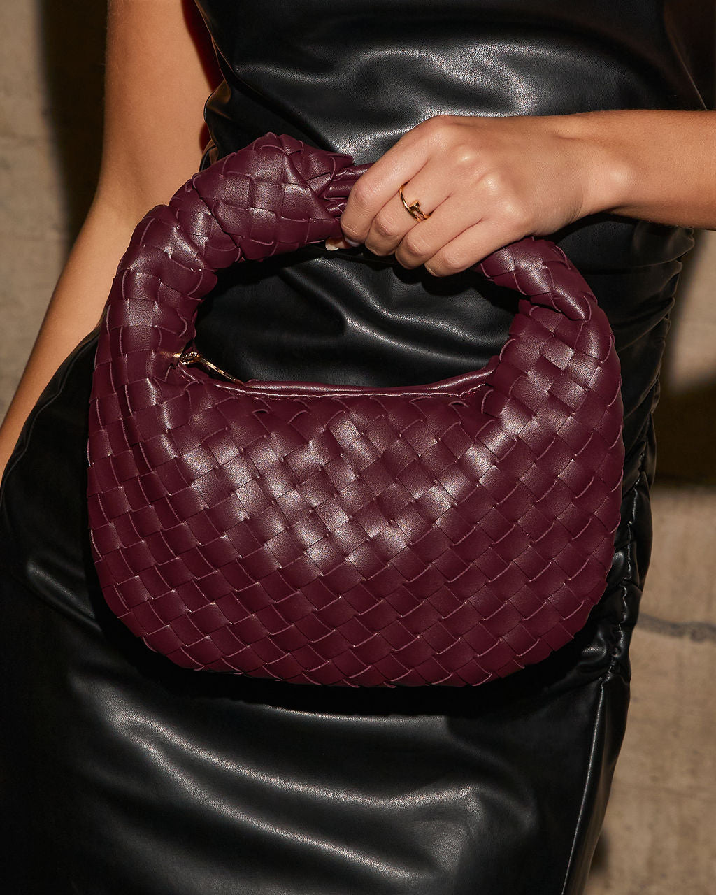 Tierra Woven Knot Handbag-Vogue Logic