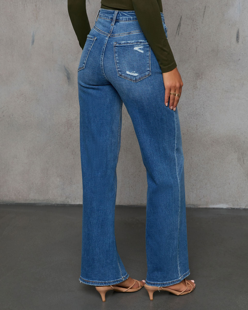 Silverstone 90's Vintage Wide Leg Jeans-Vogue Logic
