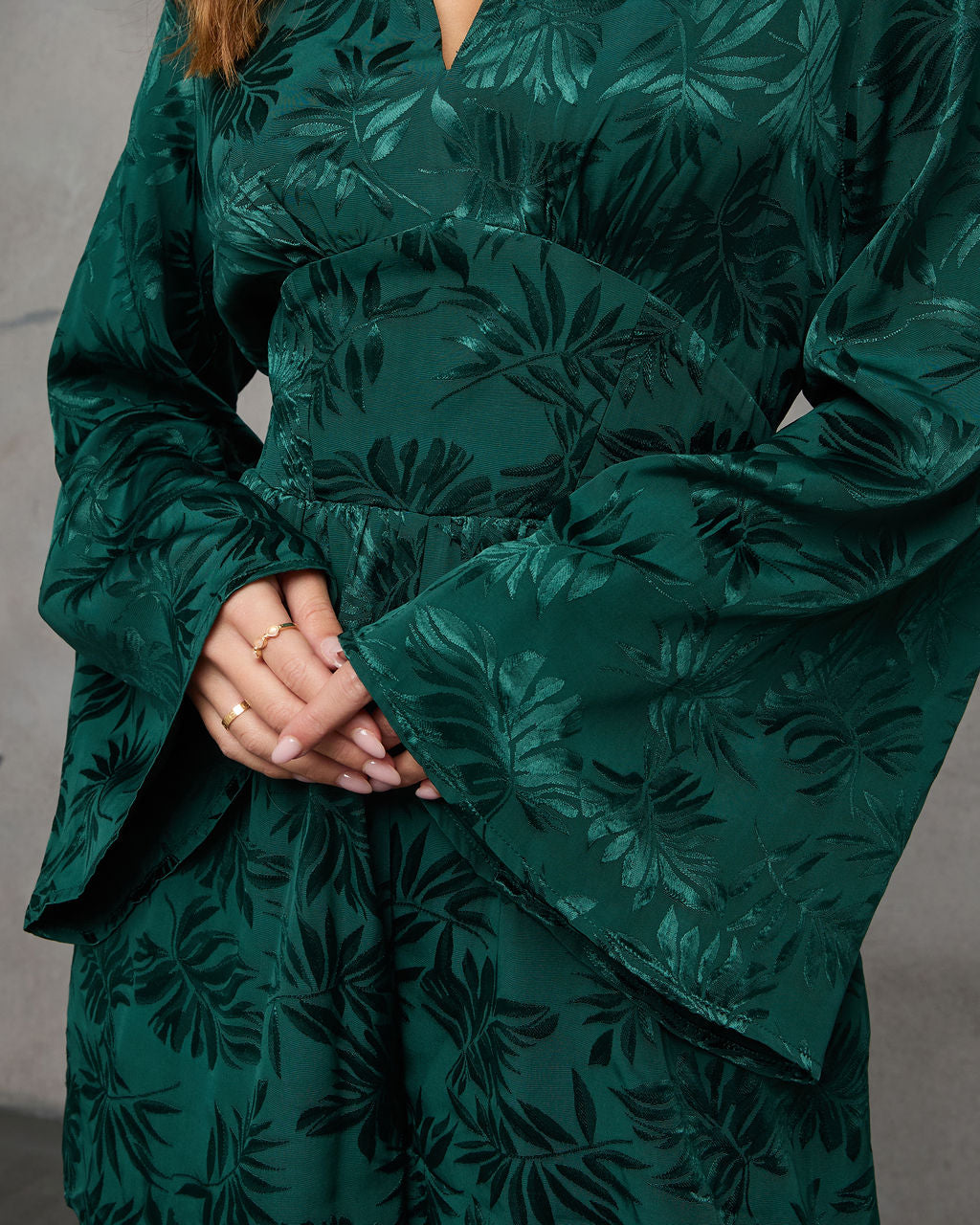 Marena Jacquard Pocketed Romper-Vogue Logic