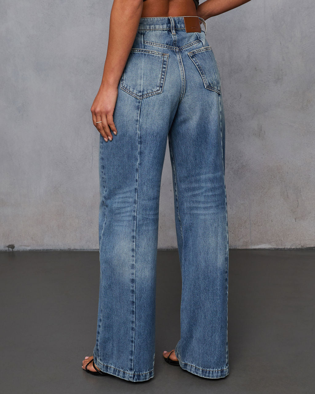 Beverly Rigid Wide Leg Jeans-Vogue Logic