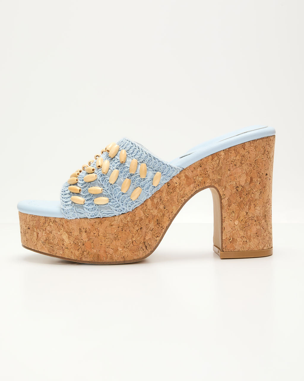 Madisson Shell Crochet Platform Sandal-Vogue Logic