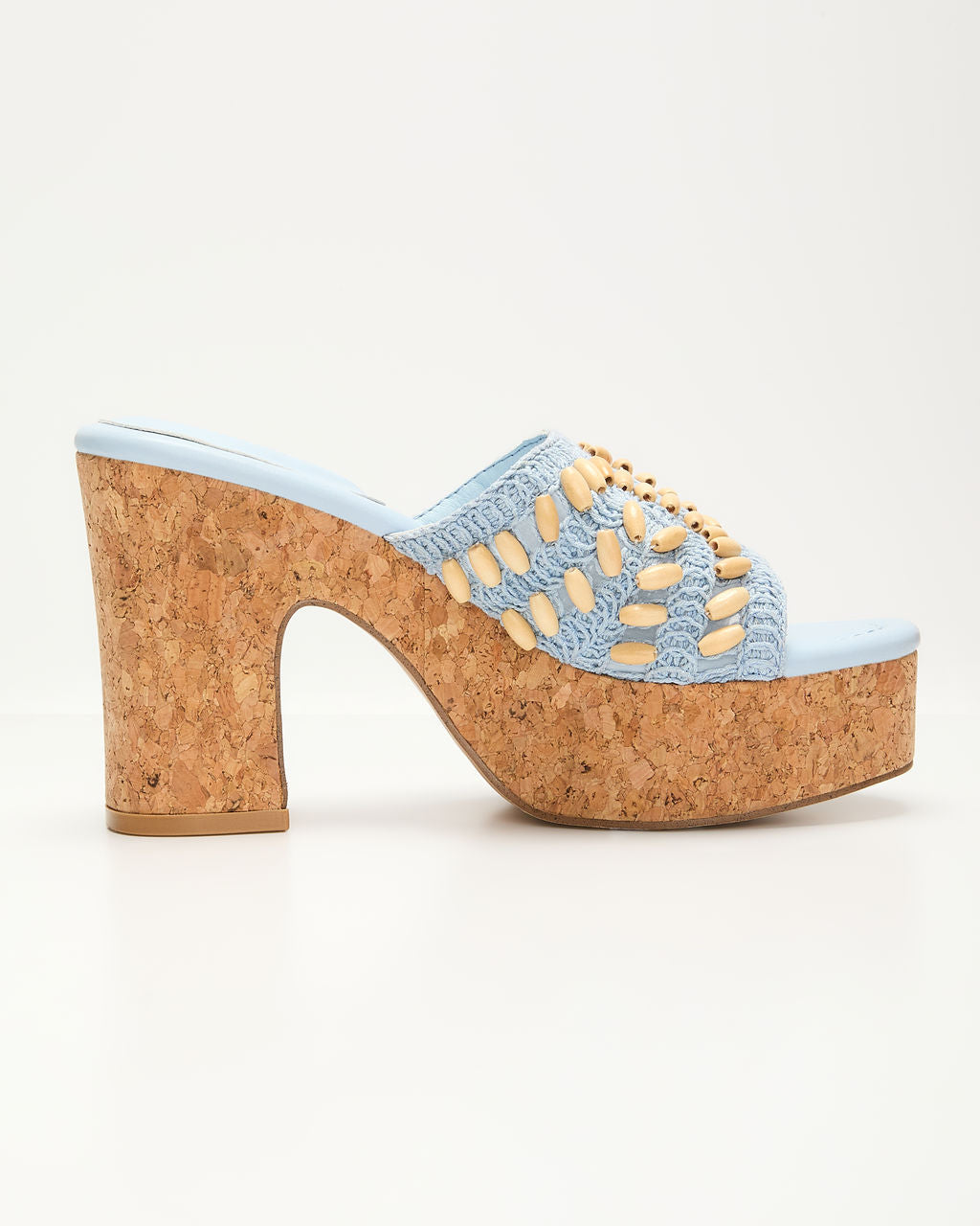 Madisson Shell Crochet Platform Sandal-Vogue Logic