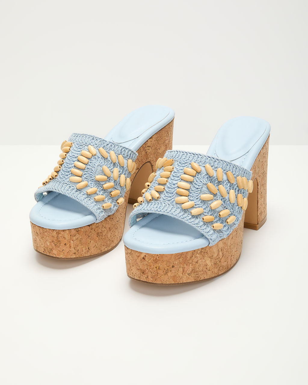Madisson Shell Crochet Platform Sandal-Vogue Logic
