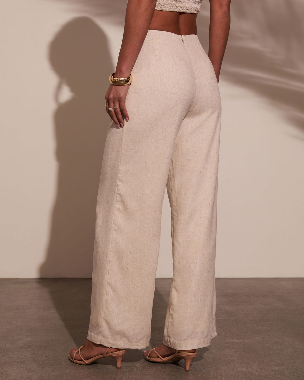 Melanie Wide Leg Linen Pants-Vogue Logic
