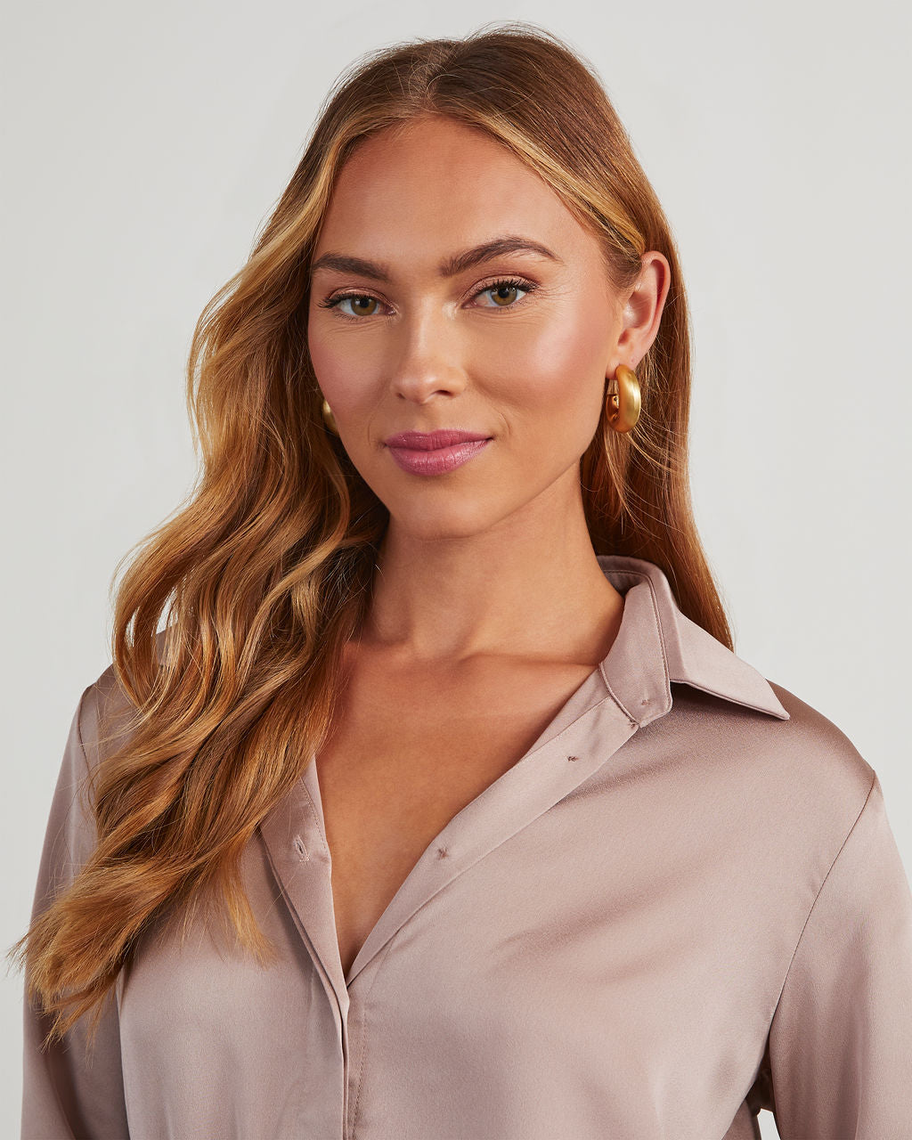 Ridley Chunky Hoop Earrings-Vogue Logic