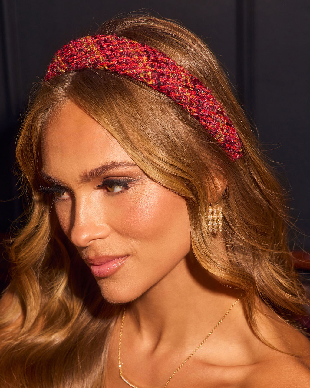 Frosted Comfort Tweed Headband-Vogue Logic