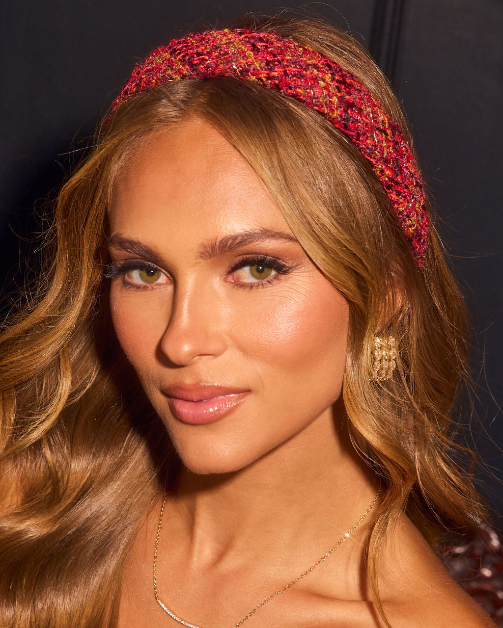 Frosted Comfort Tweed Headband-Vogue Logic