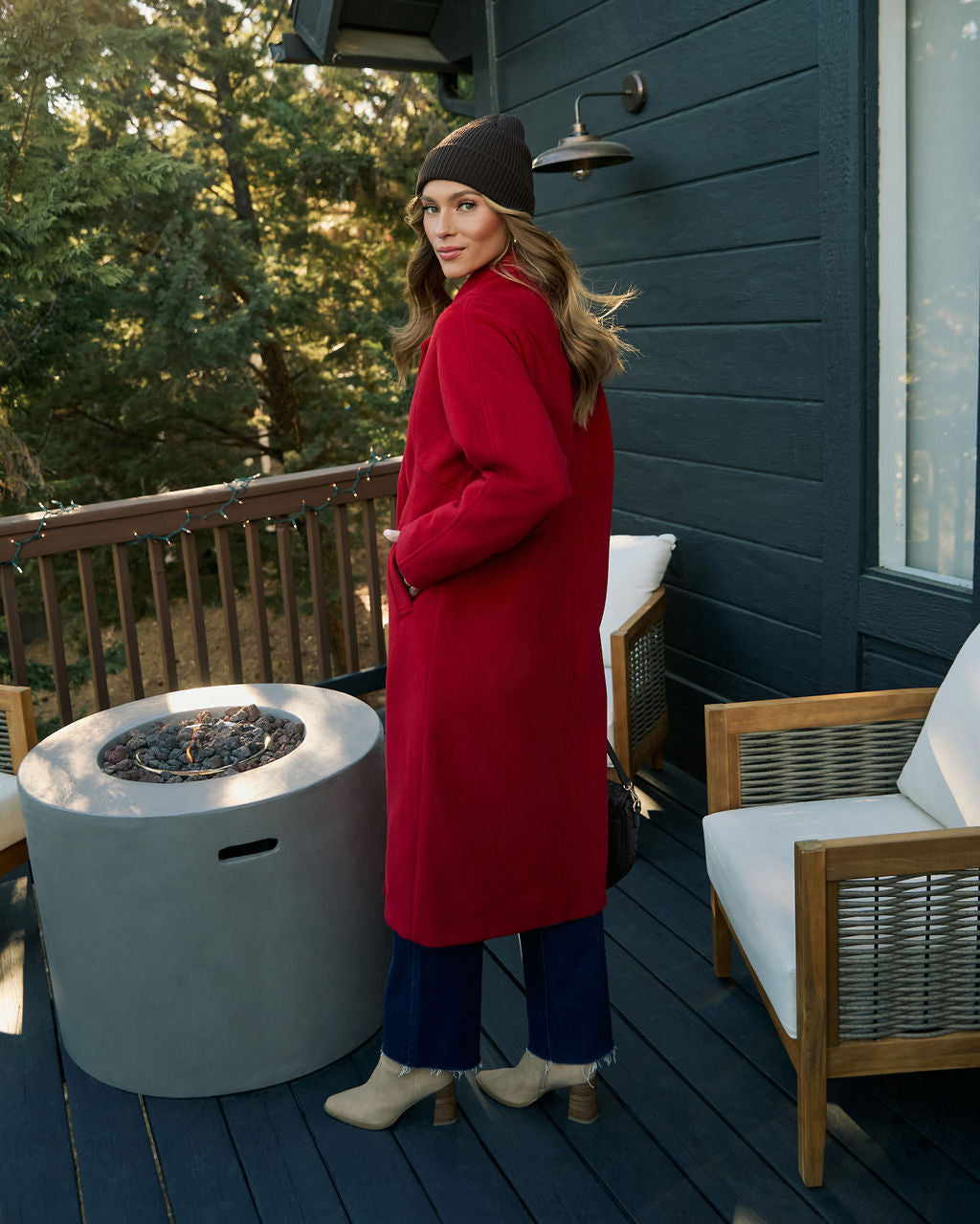 Snowbound Pocketed Coat-Vogue Logic