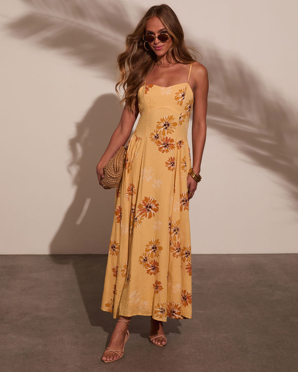 Chase The Sun Floral Maxi Dress-Vogue Logic