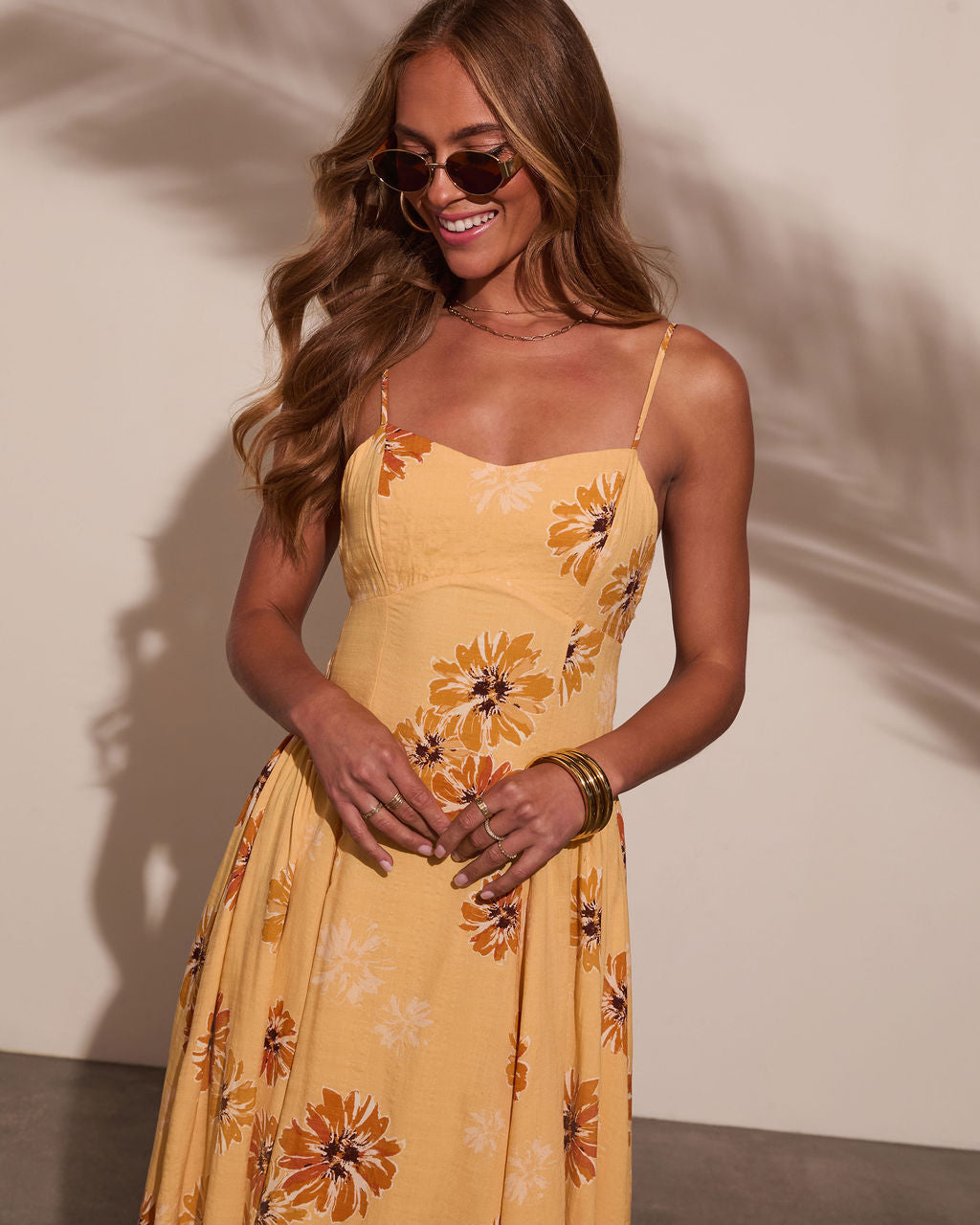 Chase The Sun Floral Maxi Dress-Vogue Logic